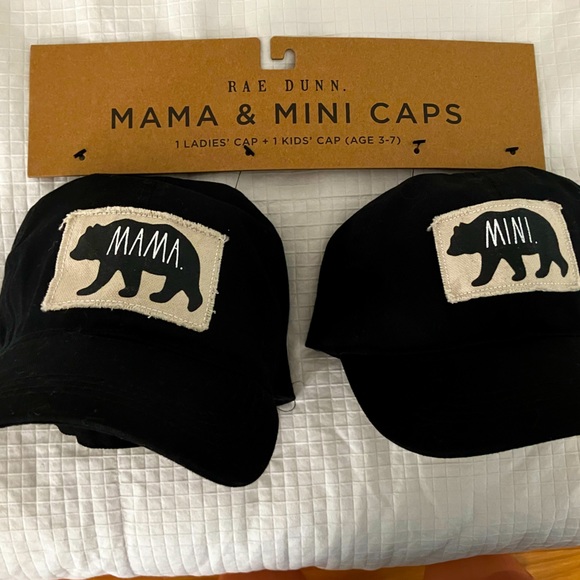 Rae Dunn Mama & Mini black hat set